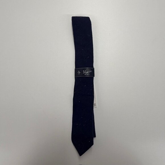 Original Penguin Cotton Neck Tie in Navy - Picture 1 of 5
